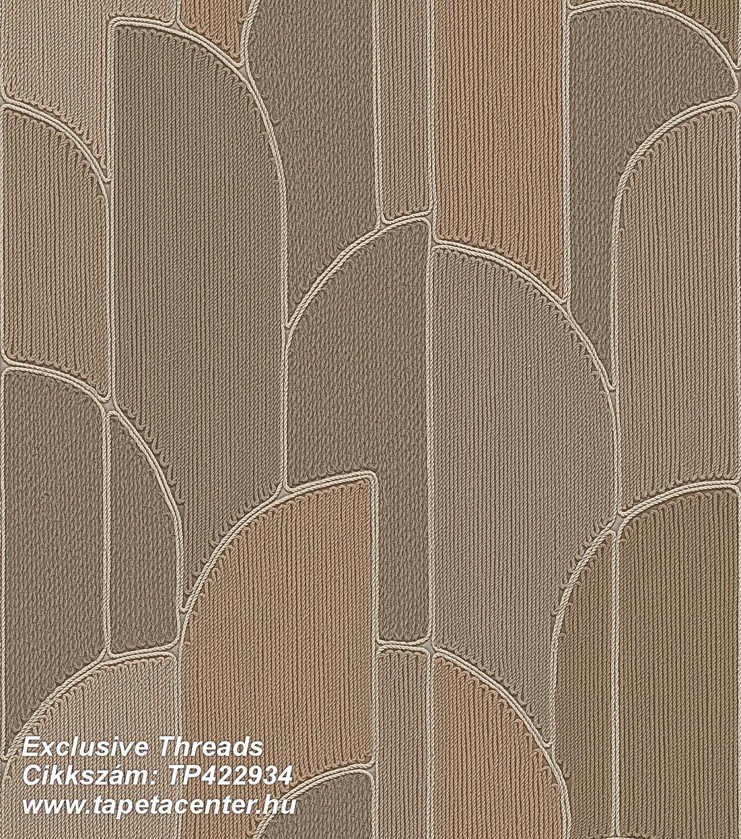 3d hatású,egyszínű,geometriai mintás,textil hatású,textilmintás,barna,bézs-drapp,lemosható,vlies tapéta 